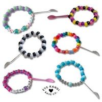 a set of bracelets with a spoon on them